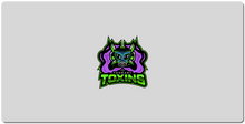 Blue Mask, Full Logo (with name) XXL Mousepad