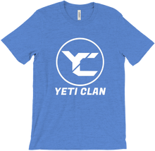 YETI CLAN T-SHIRT (white logo centered)