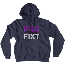 Hoodies (No-Zip/Pullover) Purple/White