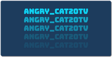 angry_cat20tv XXL Gaming Mousepad