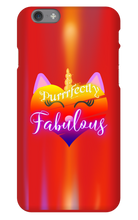 Purrfectly Fabulous iPhone Phone Cases
