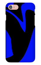 Dark Blue and Black iPhone Case