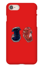 Red and Blue iPhone Phone Cases