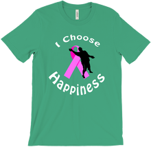 I Choose Happiness Pink Ribbon T-Shirt