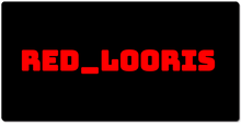 red_looris XXL Gaming Mousepad