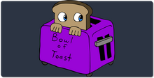 Bowloftoast Toaster XXL Gaming Mousepad