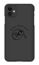 Reds Truckin Black Letters iPhone Cases
