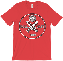 Roll Cast Die! (standard light color) T-Shirts