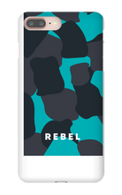 REBEL Cyan iPhone Case