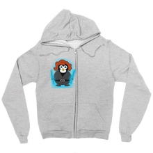 Black Widow Penguin Zip Hoodie