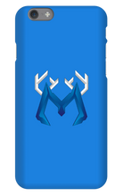 Blue logo iPhone Phone Cases