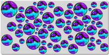 Galaxy Bubbles XXL Mousepad