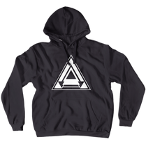 White Logo Pullover Hoodie