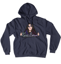 LunaSaren Whitelined Logo Hoodie (No-Zip/Pullover)