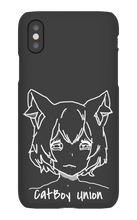 Catboy Union iPhone case (White)