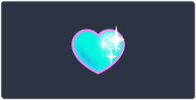 Sparkly Heart Gaming Mousepad
