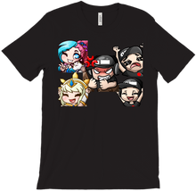 Many Heroez Faces and Champs Shirt