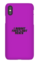 I BOUGHT FROSTLIGHT MERCH iPhone Phone Cases