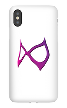 Liza Hardy iPhone Phone Cases Purple Logo