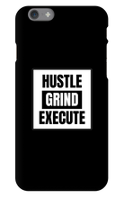 HUSTLE GRIND EXECUTE iPhone Phone Cases