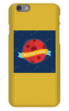 Welcome To mars Iphone case