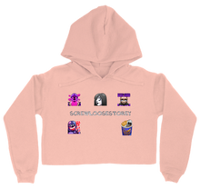 SCREWLOOSE EMOTE COLLAGE hoodie-women-cropped