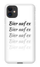 Bier auf ex Handyhülle IPhone Weiß