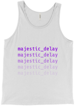 Majestic_Delay Text Fade Tank Top