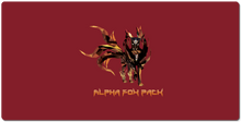 Alpha Fox Pack (Dark/Orange) XXL Gaming Mousepad