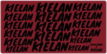 custom made mousepad for twitch.tv/k1elan