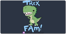 T-Rex Fam (BLUE) XXL Gaming Mousepad