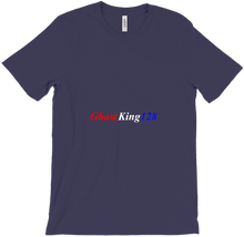 Ghost King 128 red, white, and blue tshirt.