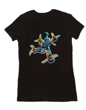 D3 FPV Women’s Back Print T-shirt