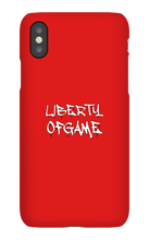 Coque iPhone Logo LibertyOfGame