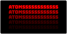 atomssssssssssss XXL Gaming Mousepad