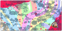Rhyno's Splatter Pastel XXLGaming Mouse Pad