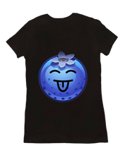 Blueberry tshirt-women-back