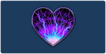 Bolt Heart XXL Gaming Mousepad