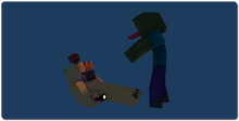 ItzJustPug attacked by zombie XXL Gaming Mousepad