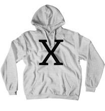 Black X Logo Hoodie