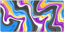 Tri Swirl XXL Gaming Mousepad
