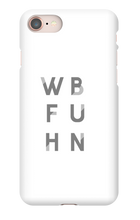 wbfuhn iPhone Case