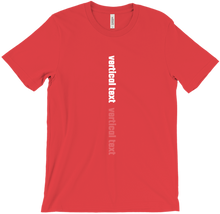 Vertical Text meme shirt