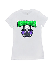 Gas Mask Skull tshirt-women