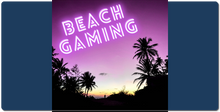 Beach Gaming Neon Sunset XXL Gaming Mousepad