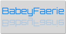 blue BabeyFaerie Mousepad