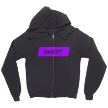 GH0ST LOGO Zip Up Hoodie