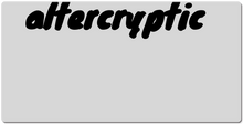 altercryptic XXL Gaming Mousepad