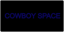 mousepad XXL 'cowboy space'