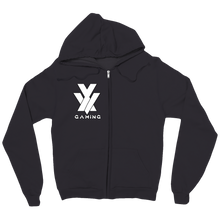 Solid Logo Zip-Up Hoodie
